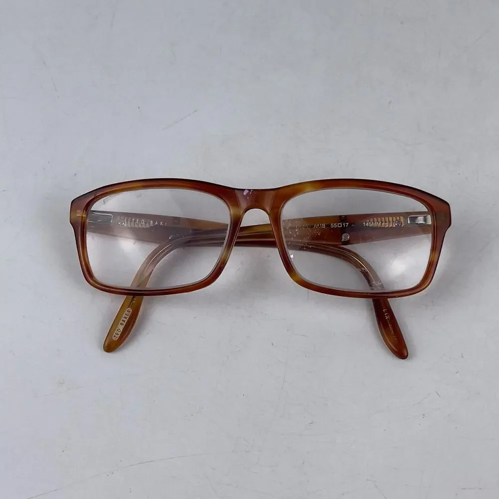 Ted Baker B863 Womens Eyeglasses Frame‎ Brown Plastic Replacement 55-17 145mm